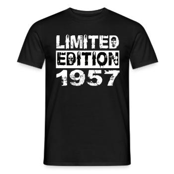 Limited Edition 1957 Geburtstag 1957 Geburtstag - Männer T-Shirt - Schwarz - Vorne - AI Model Male 178 light (178cm)