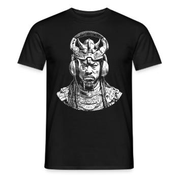 Samurai Vibes: Sons du futur musical - T-shirt homme - noir - Devant - AI Model Male 178 light (178cm)