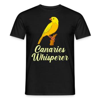 Kanrienvogel Flüsterer Canary Bird Whisperer - T-shirt homme - noir - Devant - AI Model Male 178 light (178cm)