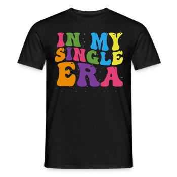 Dans mon époque de célibataire - T-shirt homme - noir - Devant - AI Model Male 178 light (178cm)