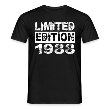 Limited Edition 1988 Geburtstag 1988 Geburtstag - Männer T-Shirt - Schwarz - Vorne - AI Model Male 178 light (178cm)