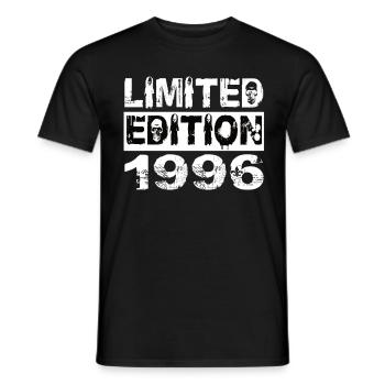 Limited Edition 1996 Birthday 1996 Birthday - Men's T-Shirt - black - Front - AI Model Male 178 light (178cm)