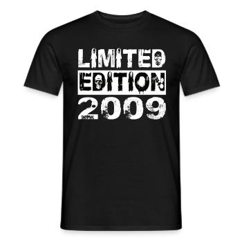 Édition Limitée 2009 Anniversaire 2009 Anniversaire - T-shirt homme - noir - Devant - AI Model Male 178 light (178cm)