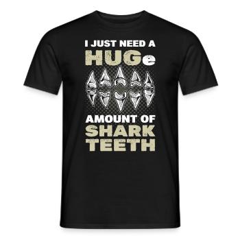 J’ai juste besoin d’une énorme quantité de - T-shirt homme - noir - Devant - AI Model Male 178 light (178cm)