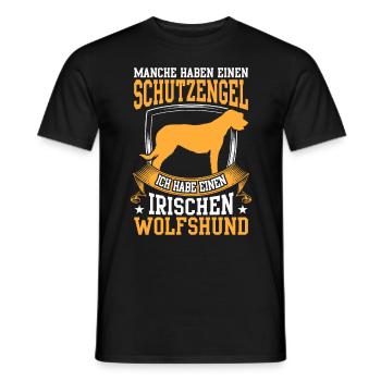 Habe einen Irischer Wolfshund Irish Wolfhound - Männer T-Shirt - Schwarz - Vorne - AI Model Male 178 light (178cm)