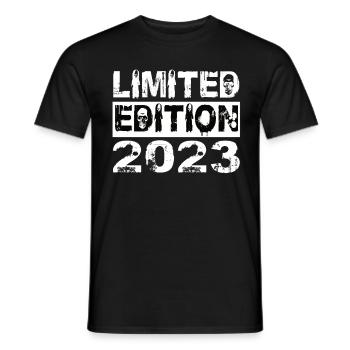 Limited Edition 2023 Geburtstag 2023 Geburtstag - Männer T-Shirt - Schwarz - Vorne - AI Model Male 178 light (178cm)