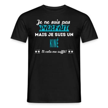 Je ne suis pas parfait KINÉ - T-shirt homme - noir - Devant - AI Model Male 178 light (178cm)