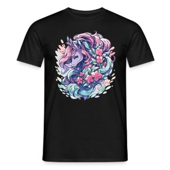 Einhorn Einhörner Einhorn party Unicorns - Männer T-Shirt - Schwarz - Vorne - AI Model Male 178 light (178cm)