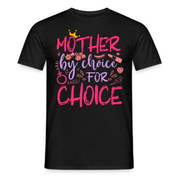 Feminist Mother By Choice For - Männer T-Shirt - Schwarz - Vorne - AI Model Male 178 light (178cm)