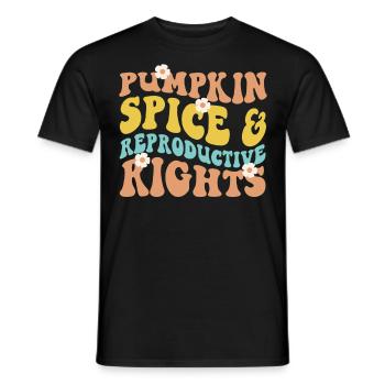 Épice de citrouille féministe - T-shirt homme - noir - Devant - AI Model Male 178 light (178cm)