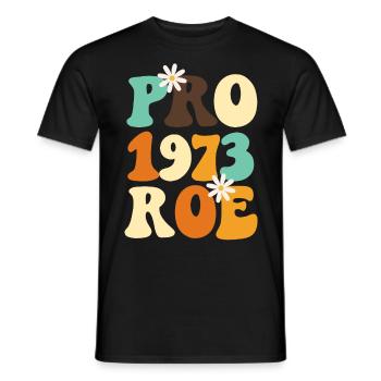 Féministe Pro 1973 Roe - T-shirt homme - noir - Devant - AI Model Male 178 light (178cm)