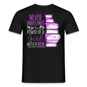 Les féministes ne sous-estiment jamais le - T-shirt homme - noir - Devant - AI Model Male 178 light (178cm)