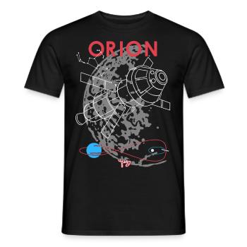 Orion - T-shirt homme - noir - Devant - AI Model Male 178 light (178cm)