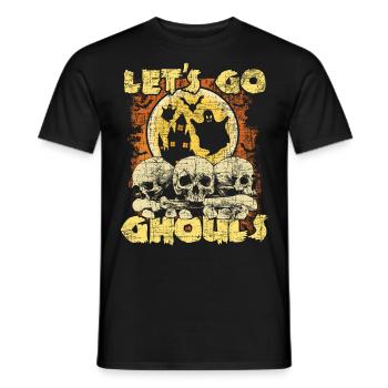 Let's Go Ghouls - Men's T-Shirt - black - Front - AI Model Male 178 light (178cm)