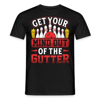 Joueurs de quilles Sortez votre du caniveau - T-shirt homme - noir - Devant - AI Model Male 178 light (178cm)