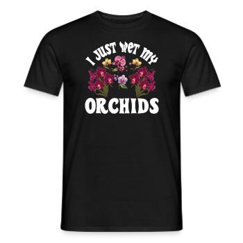 Orchid Whisperer Planzen Freund Orchideen - Männer T-Shirt - Schwarz - Vorne - AI Model Male 178 light (178cm)