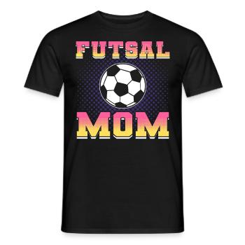 Futsal Mom Futsal Hallenfußball - Männer T-Shirt - Schwarz - Vorne - AI Model Male 178 light (178cm)