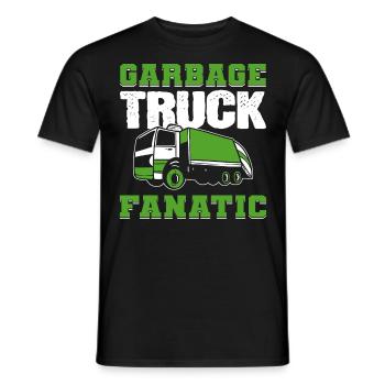 Fanatiques de camions à ordures Camion à ordures Camion à ordures - T-shirt homme - noir - Devant - AI Model Male 178 light (178cm)