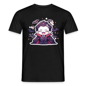 Vampire - Men's T-Shirt - black - Front - AI Model Male 178 light (178cm)