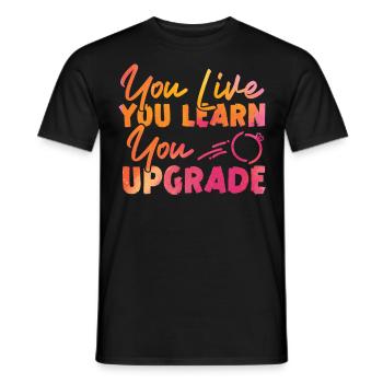 Happy Divorce Party You Live You - Men's T-Shirt - black - Front - AI Model Male 178 light (178cm)