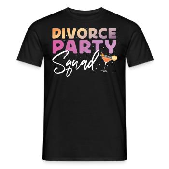 Happy Divorce Party Divorce Party - Männer T-Shirt - Schwarz - Vorne - AI Model Male 178 light (178cm)