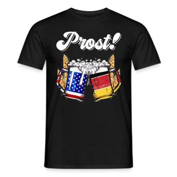Bière bavaroise, bravo! Chemise Bavière - T-shirt homme - noir - Devant - AI Model Male 178 light (178cm)