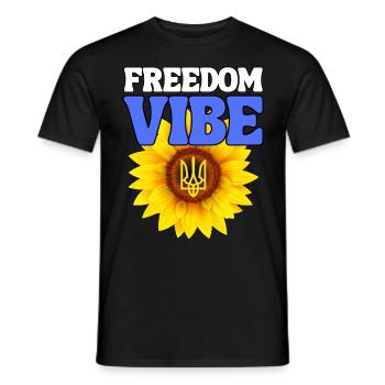 Ukraine 1991 ambiance de liberté - T-shirt homme - noir - Devant - AI Model Male 178 light (178cm)
