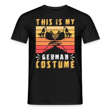 Trachten Frauen Ceci est mon costume allemand - T-shirt homme - noir - Devant - AI Model Male 178 light (178cm)