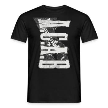 Oi Skinhead - Men's T-Shirt - black - Front - AI Model Male 178 light (178cm)