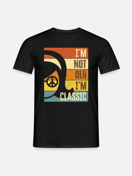 70er Jahre 1970er 60er Jahre 1960er Party Kostüm - Männer T-Shirt - Schwarz