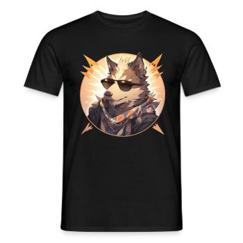 Chiens Chien Propriétaire Chien Amoureux Animal - T-shirt homme - noir - Devant - AI Model Male 178 light (178cm)