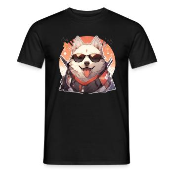 Chiens Chien Propriétaire Chien Amoureux Animal - T-shirt homme - noir - Devant - AI Model Male 178 light (178cm)