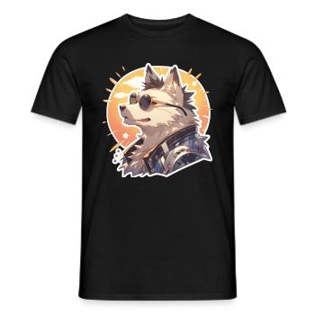 Chiens Chien Propriétaire Chien Amoureux Animal - T-shirt homme - noir - Devant - AI Model Male 178 light (178cm)