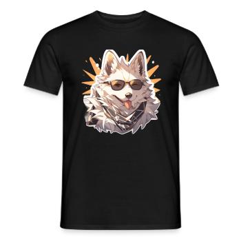 Chiens Chien Propriétaire Chien Amoureux Animal - T-shirt homme - noir - Devant - AI Model Male 178 light (178cm)