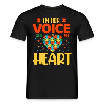 Autisme Autiste - T-shirt homme - noir - Devant - AI Model Male 178 light (178cm)