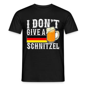 Je ne donne pas un fan de bière schnitzel - T-shirt homme - noir - Devant - AI Model Male 178 light (178cm)