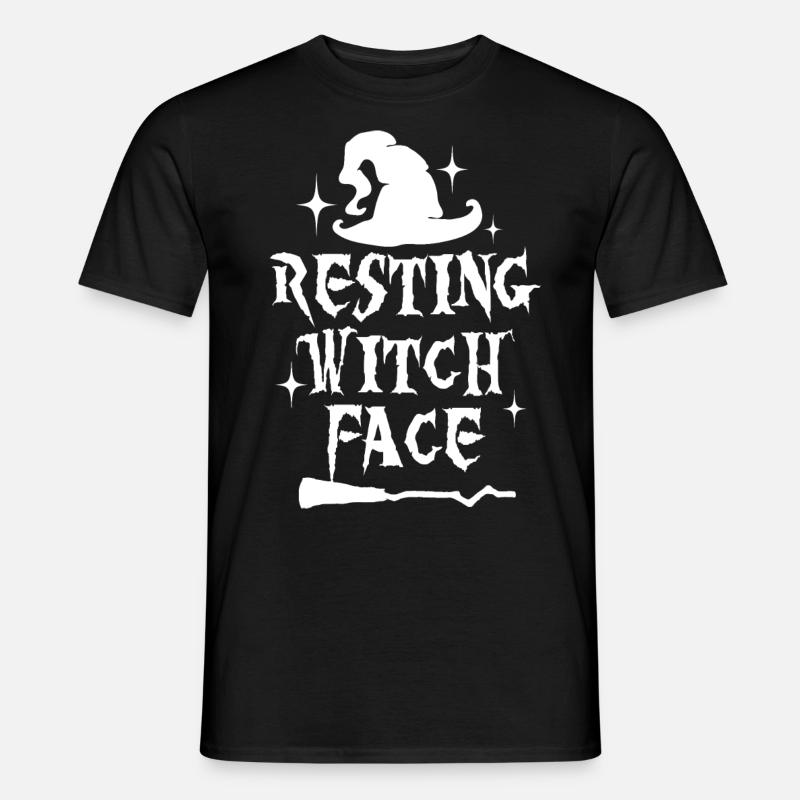 Resting Witch Face - Männer T-Shirt - Schwarz