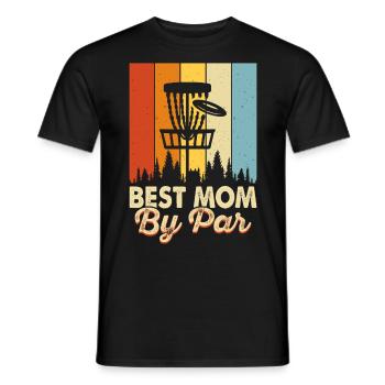Discgolf Disc Golf - Men's T-Shirt - black - Front - AI Model Male 178 light (178cm)