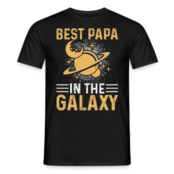 Best Dad Father's Day Dad - Men's T-Shirt - black - Front - AI Model Male 178 light (178cm)