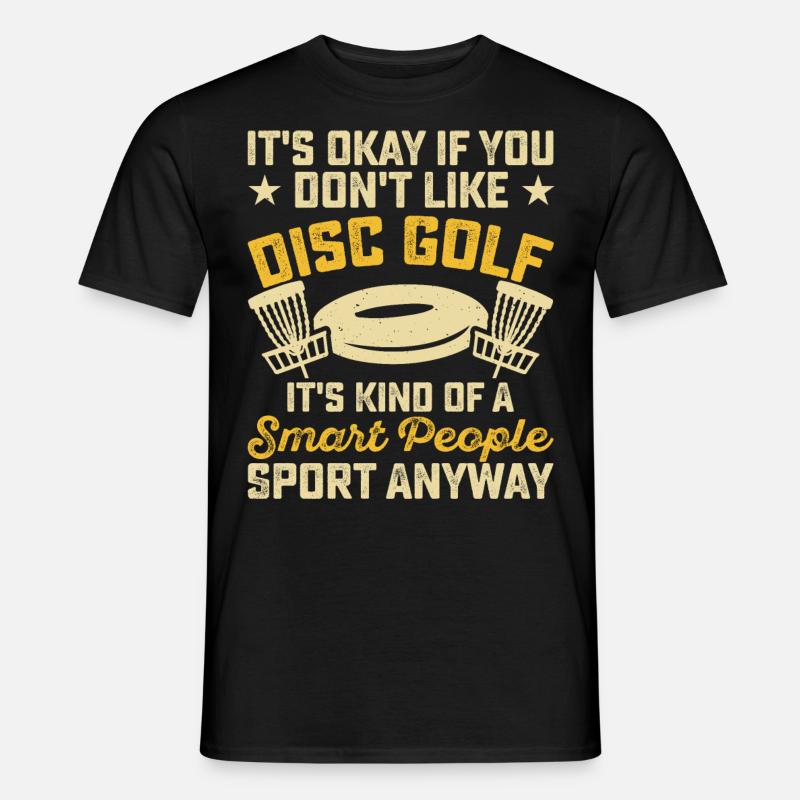 Discgolf Disc Golf - Männer T-Shirt - Schwarz