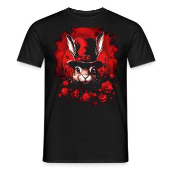 Der Wunderhase: König des Wunderlandes - Männer T-Shirt - Schwarz - Vorne - AI Model Male 178 light (178cm)