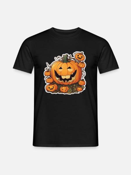 Pumpkin Halloween Halloween Pumpkin Pumpkin - Men's T-Shirt - black