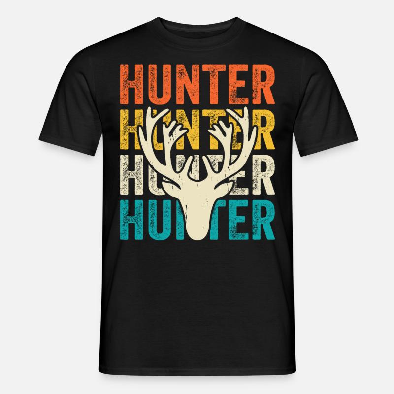 Jäger Jagen - Männer T-Shirt - Schwarz