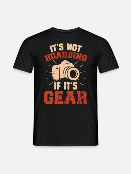 Fotograf - Männer T-Shirt - Schwarz