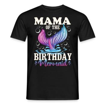 Mama Of The Birthday Girl - Männer T-Shirt - Schwarz - Vorne - AI Model Male 178 light (178cm)