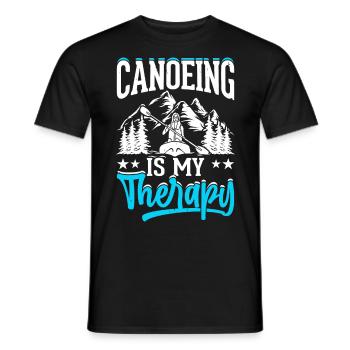 Kanu Kanut Kanutin Kanufahrer - Männer T-Shirt - Schwarz - Vorne - AI Model Male 178 light (178cm)