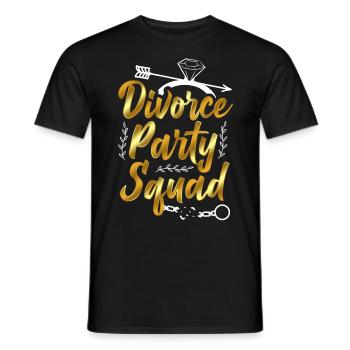 Happy Divorce Party Divorce Party - Männer T-Shirt - Schwarz - Vorne - AI Model Male 178 light (178cm)