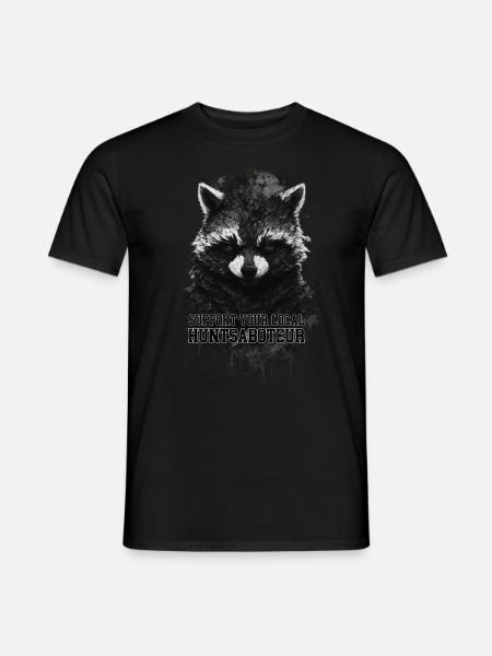 support your local huntsaboteur - Men's T-Shirt - black