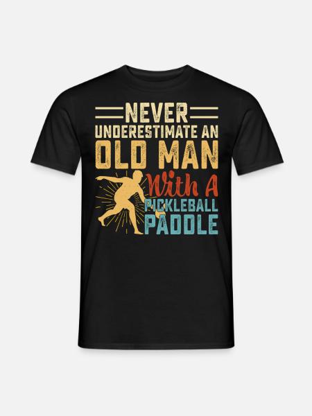 Pickleball - T-shirt homme - noir