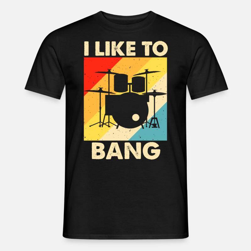 Drums Drummer Drummer - Men's T-shirt - black